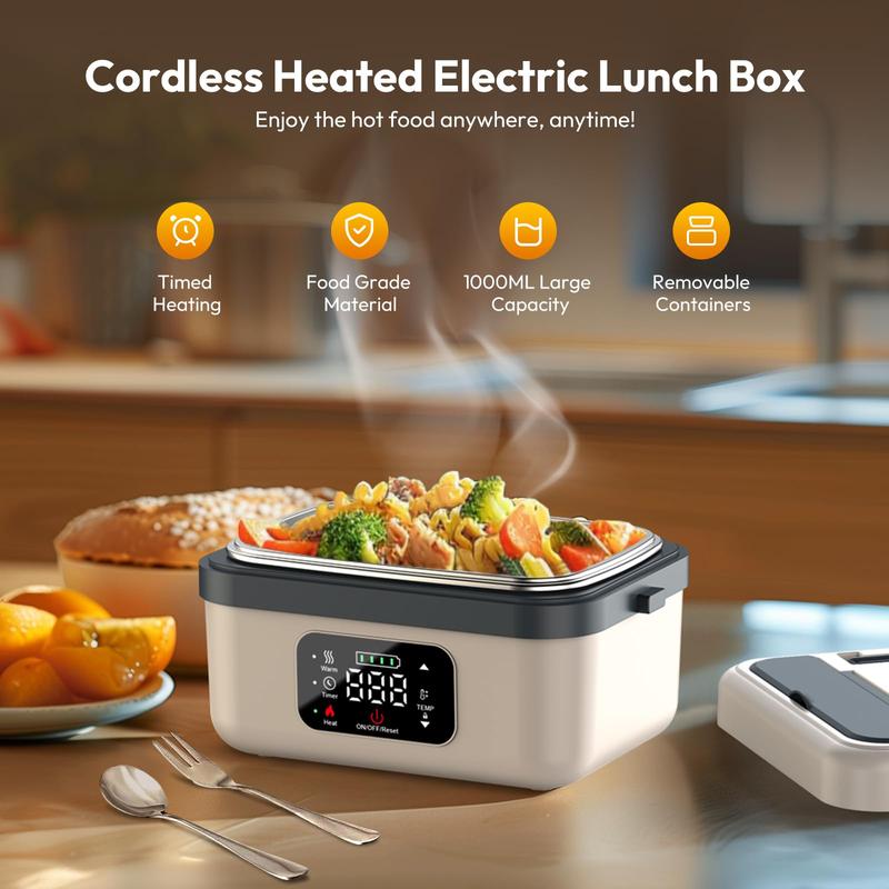 Self-Heating Food Heater – Rechargeable Lunch Box