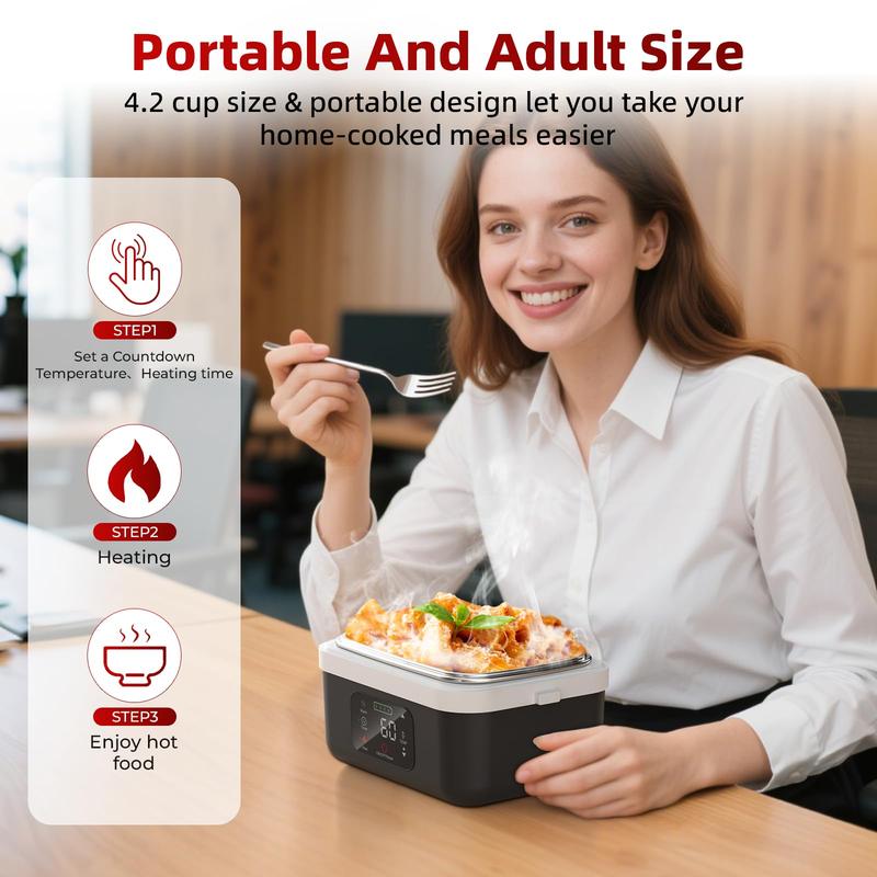 Self-Heating Food Heater – Rechargeable Lunch Box