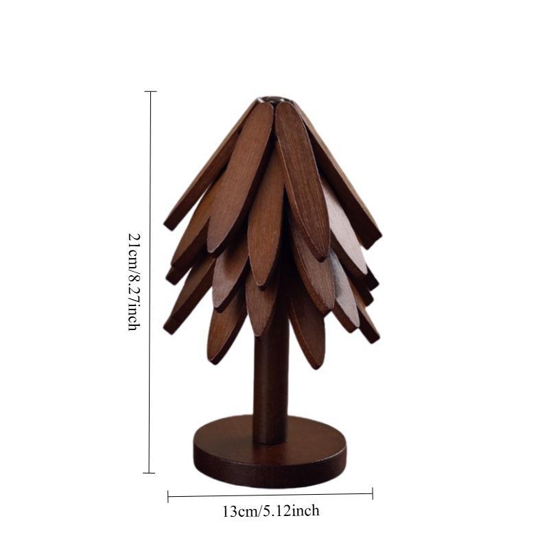 Natural Wood Trivet Set – Heat Resistant & Foldable